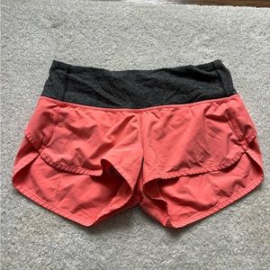 Lululemon, speed ups, size 4, coral, discontinued